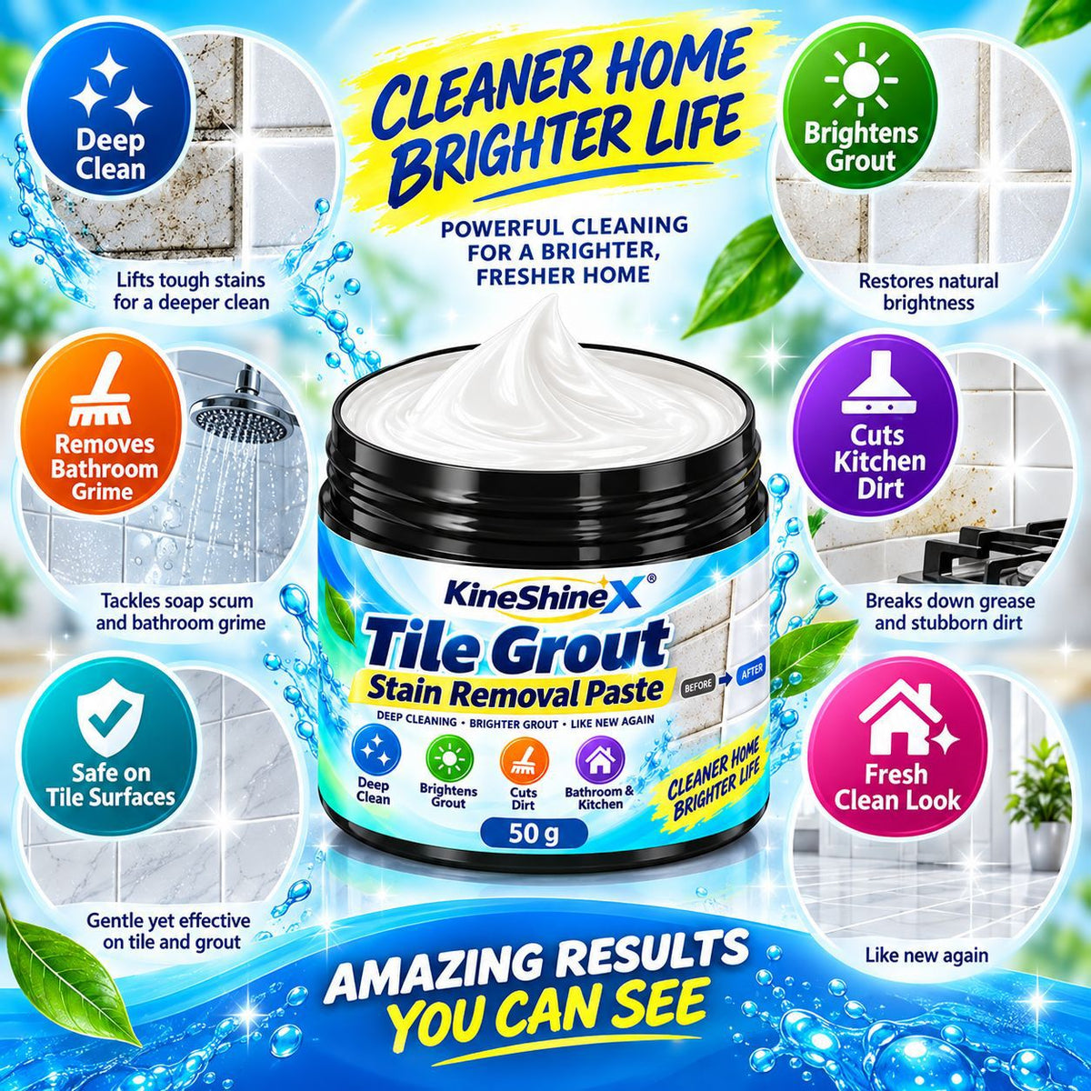 🔥Limited Time Promotion 50% OFF🔥Tile Grout Cleaner