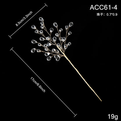 ✨ Crystal Beaded Christmas Tree Branch Picks – Instant Sparkle & Fuller Holiday Décor