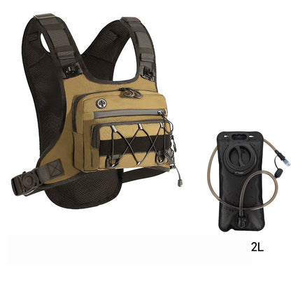 Multi-Functional Hydration Tactical Sling Chest Bag