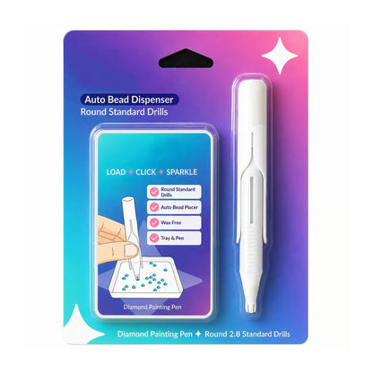 ❄️Summer Sale: 55% off! 💎Automatic diamond painting applicator pen – Place stones faster without constant wax refills.