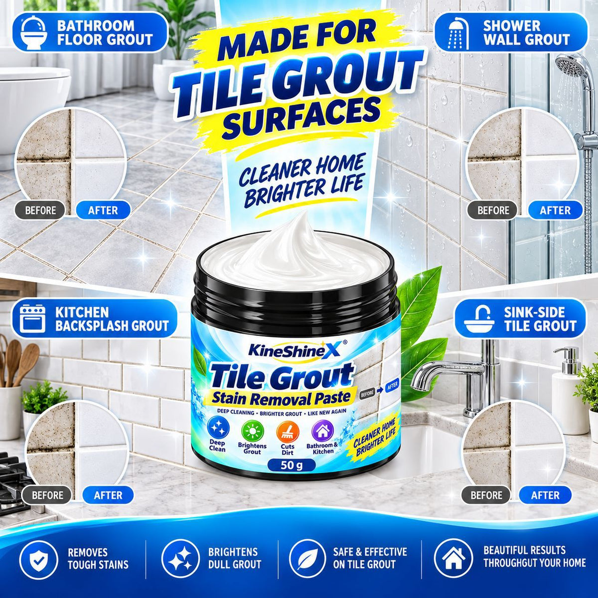🔥Limited Time Promotion 50% OFF🔥Tile Grout Cleaner