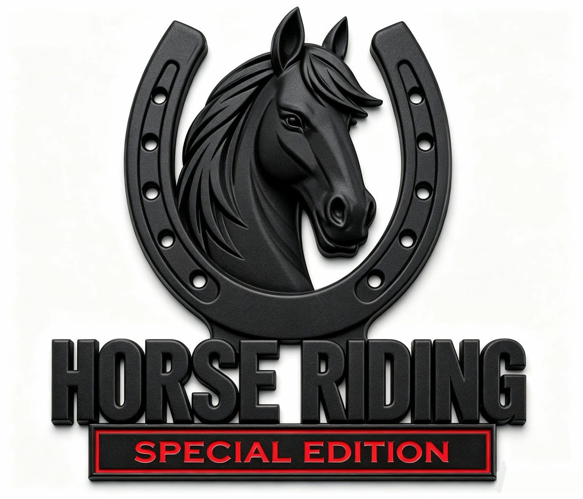 🐎 Horse Riding Special Edition™ 3D Chrome Metal Vehicle Emblem