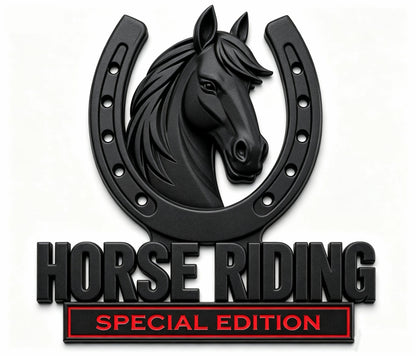 🐎 Horse Riding Special Edition™ 3D Chrome Metal Vehicle Emblem