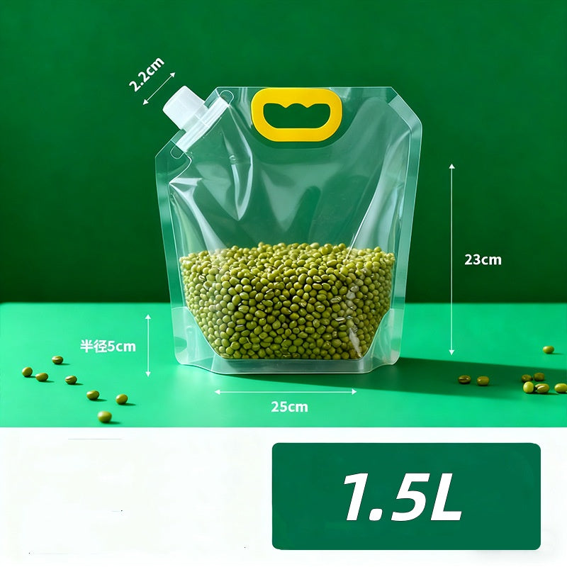 Reusable Leak-Proof Food Storage Sealed Bags with Portable Handle