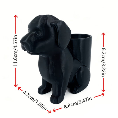 🐶 Dog-Shaped Desktop Pen Holder