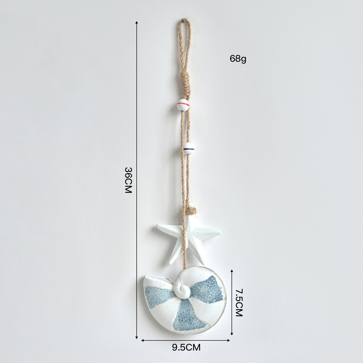 7-piece Seaside Glow Wall Hanging Set — (without lighting)