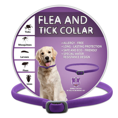 🥳2026 HOT SALE🌿🛡️ Natural Essential Oil Pet Collar – 8‑month flea & tick protection. Plant‑based, no harsh chemicals. Safe for dogs & cats! 🐾✨