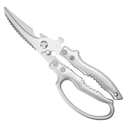 ✂️ LIMITED TIME 49% OFF! ⚡ Heavy-Duty Multifunction Kitchen Shears – 4-in-1 Tool with Fish Scaler, Bottle Opener & Safety Lock 🔪