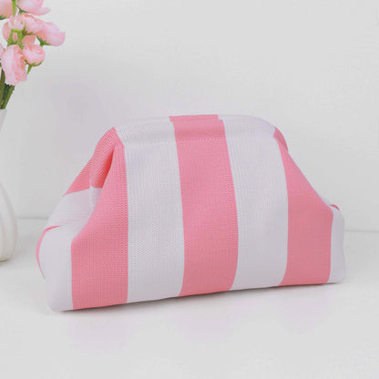 Women's Cloud Handbag Clip Closure Crossbody Bag - Lightweight Foldable for Daily Use