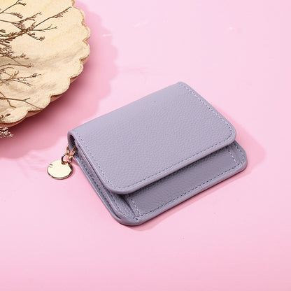 🌹Short Wallets for Women – Fashionable Card Holder with Key Ring & Coin Purse