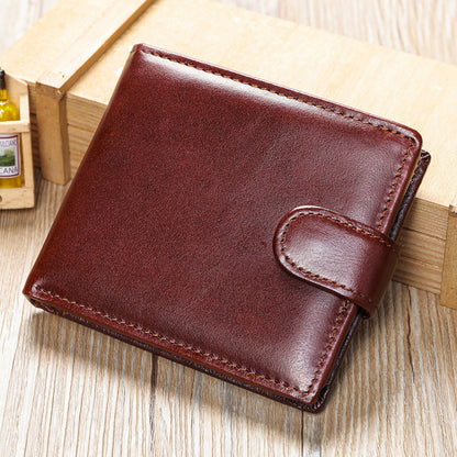 👔Men's Leather Wallet With Multiple Card Slots | Slim Bifold Wallet