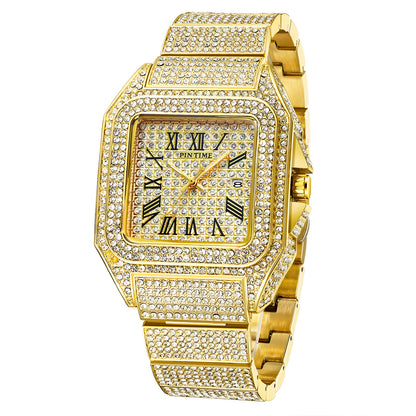 ⏳Time-Limited Special⏰Luxury Square Rhinestone Watch – Elegant Sparkle for Every Occasion✨