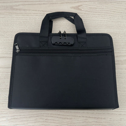 🔥 Fire-Resistant Document Organizer Bag – Large Capacity A4 File Storage Case
