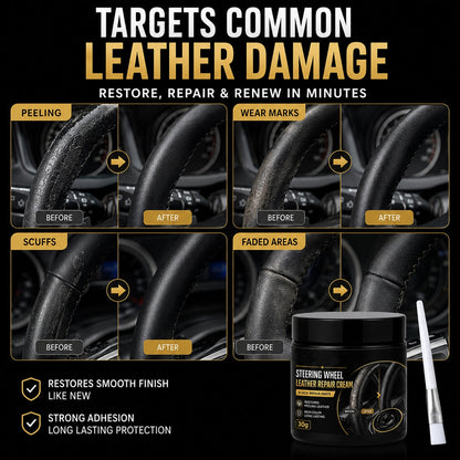 🔥Limited-time 50% off sale!🔥Leather Repair Cream for Steering Wheels