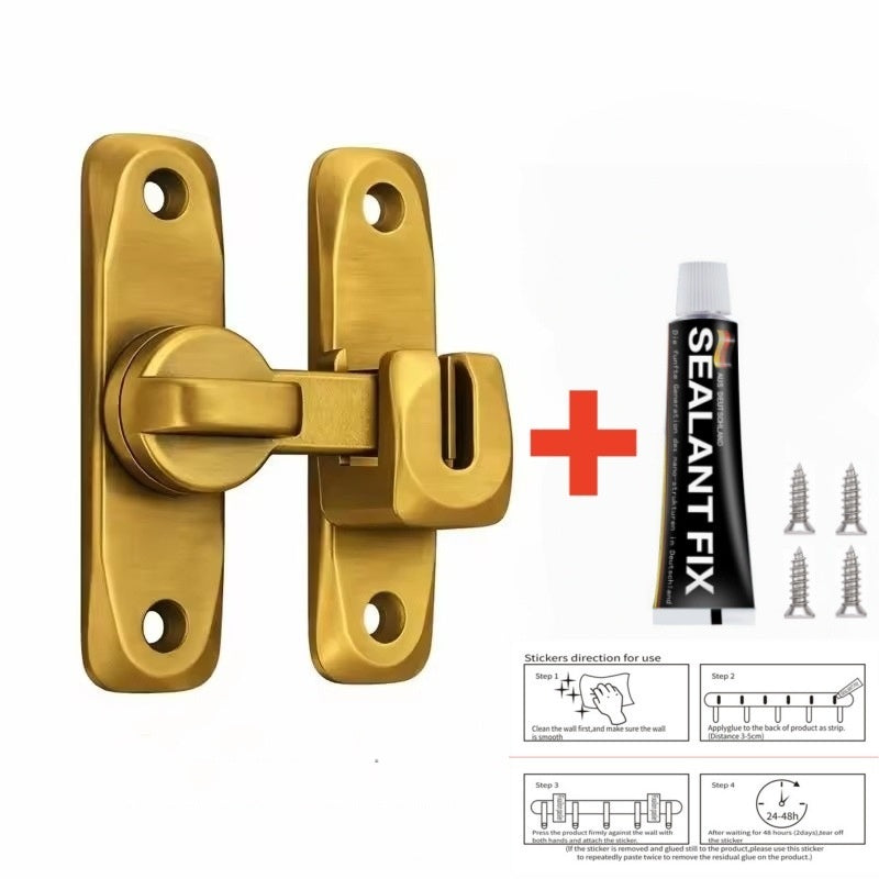 Multi-Angle Sliding Door Lock