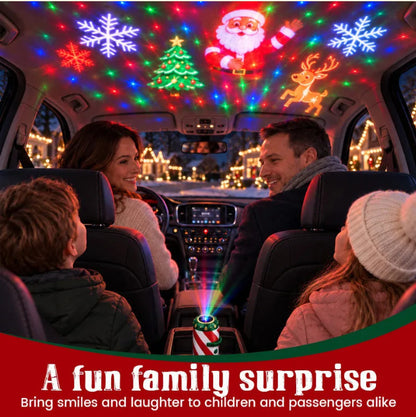 Christmas Car Greeting Projector