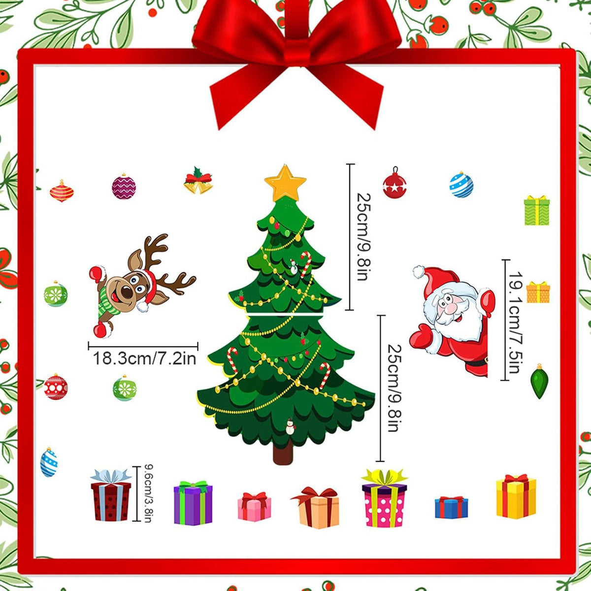 🎄 Magnetic Christmas Decorations – DIY Reusable Fridge Magnets with Christmas Tree & Holiday Characters
