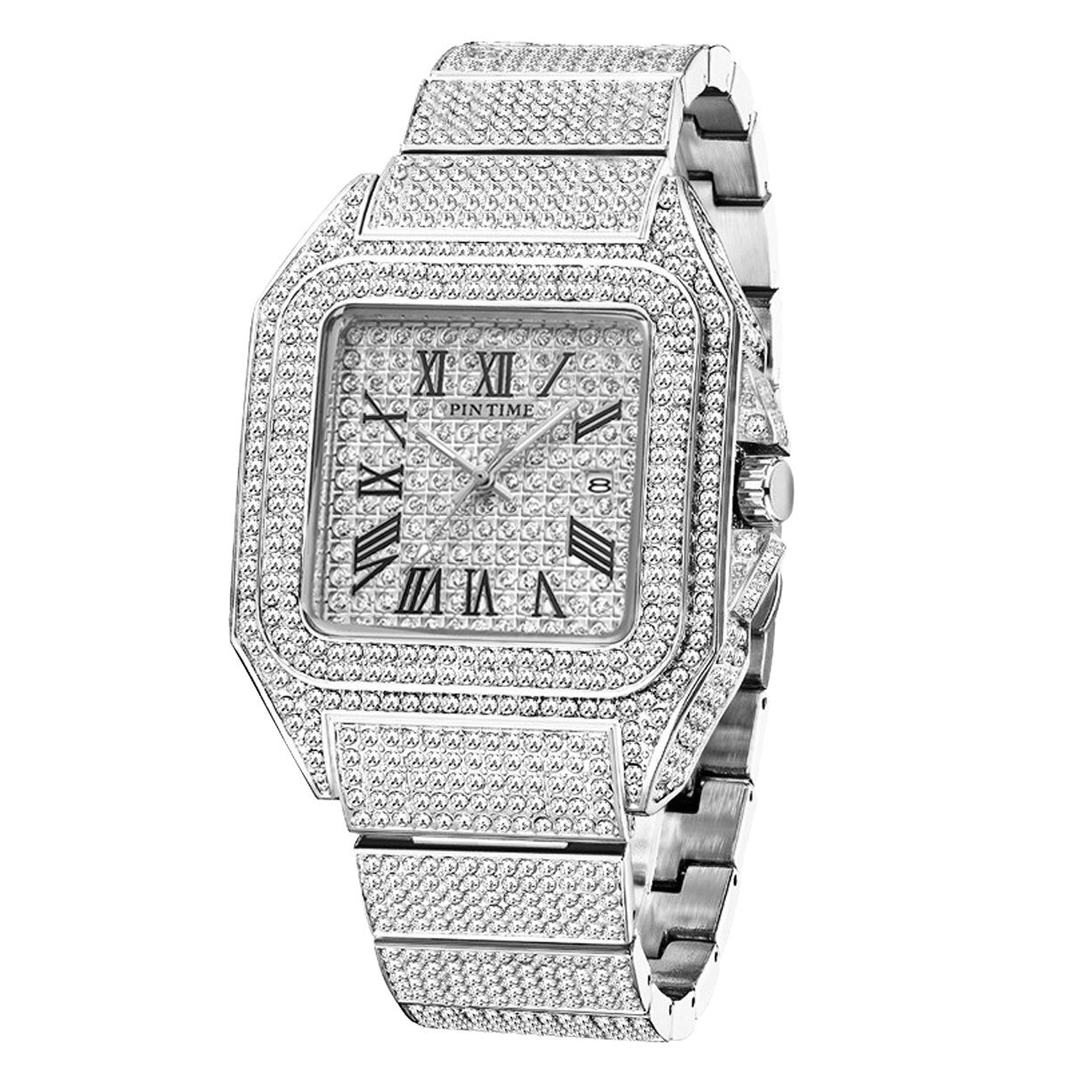 ⏳Time-Limited Special⏰Luxury Square Rhinestone Watch – Elegant Sparkle for Every Occasion✨