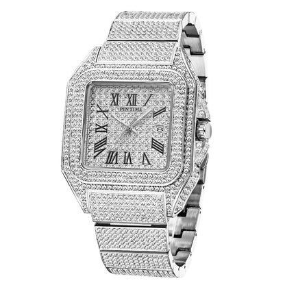 ⏳Time-Limited Special⏰Luxury Square Rhinestone Watch – Elegant Sparkle for Every Occasion✨