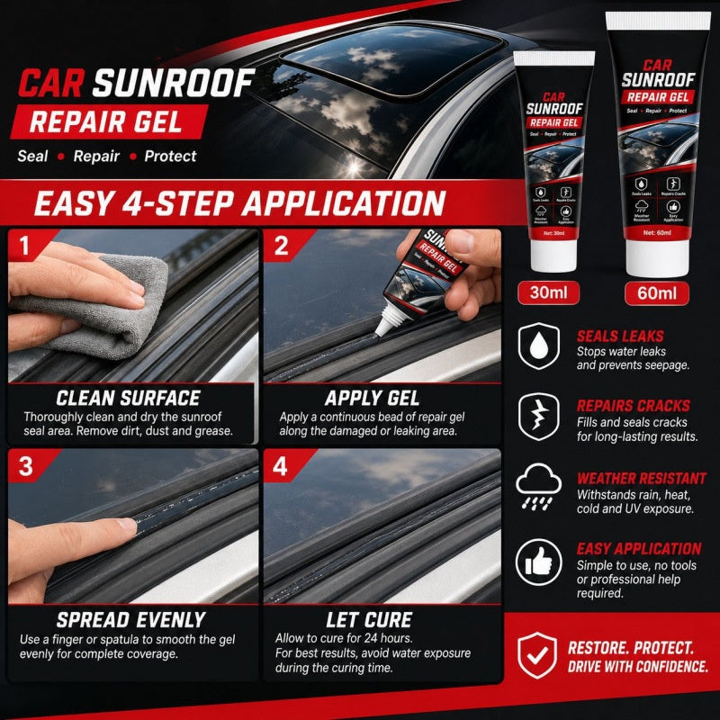 Car Sunroof Repair Gel
