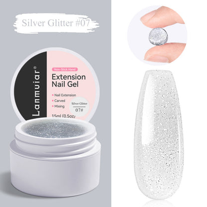 🏆Flash Sale Buy 1 Get 1 Free!!⚡50K+ SOLD! Almost Gone-💥💅 Solid Nail Extension Builder Gel — Non-Flowing, Easy to Use 🥳