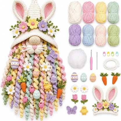 🧶 DIY Seasonal Crochet Door Hanger Kit – 6 Handmade Holiday Designs for Year-Round Home Decor