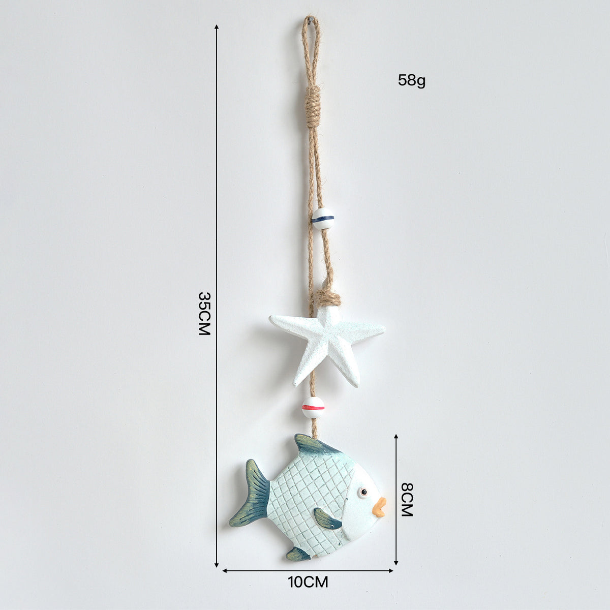 7-piece Seaside Glow Wall Hanging Set — (without lighting)