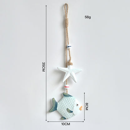 7-piece Seaside Glow Wall Hanging Set — (without lighting)