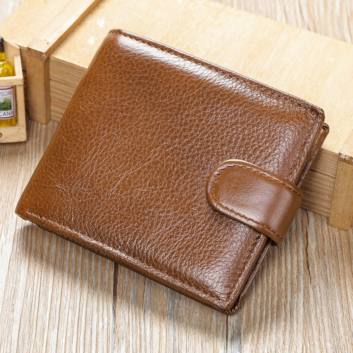 👔Men's Leather Wallet With Multiple Card Slots | Slim Bifold Wallet