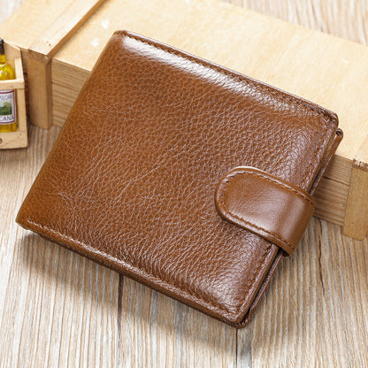 👔Men's Leather Wallet With Multiple Card Slots | Slim Bifold Wallet