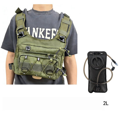 Multi-Functional Hydration Tactical Sling Chest Bag