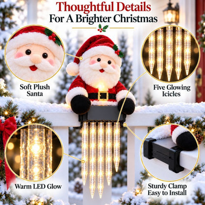 ☃️Let It Glow – Snowman Icicle Light Decor for Cozy Winter Nights