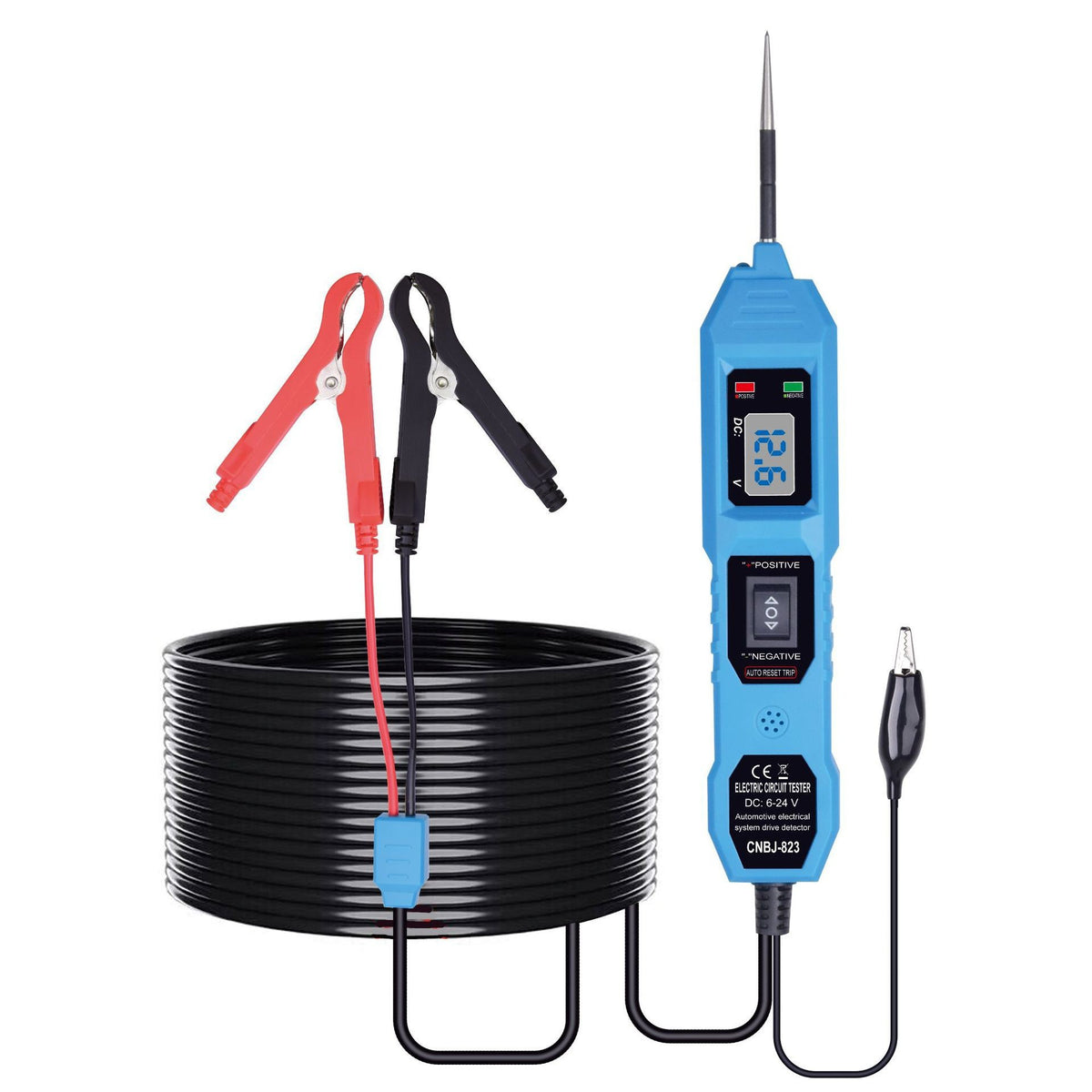 Automotive Circuit Tester with Digital Display
