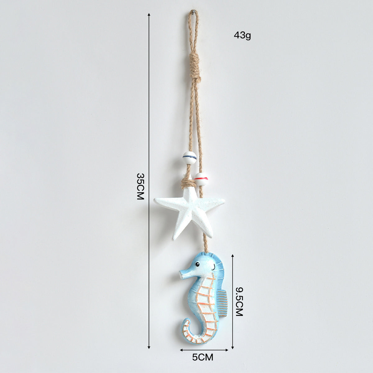 7-piece Seaside Glow Wall Hanging Set — (without lighting)