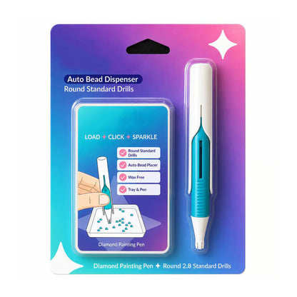 ❄️Summer Sale: 55% off! 💎Automatic diamond painting applicator pen – Place stones faster without constant wax refills.
