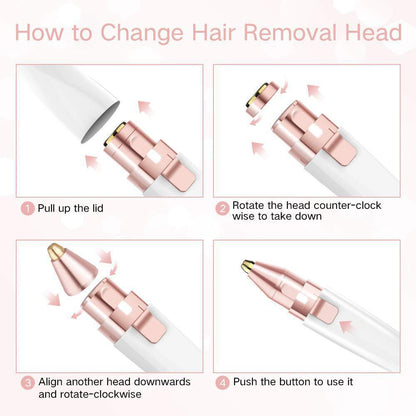🔥2-in-1 Women's Eyebrow and Facial Hair Removal Device