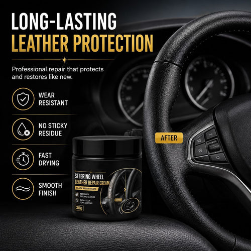 🔥Limited-time 50% off sale!🔥Leather Repair Cream for Steering Wheels