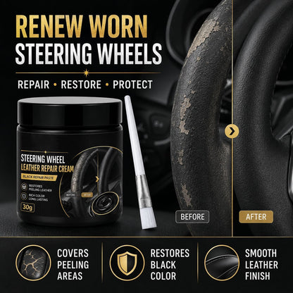🔥Limited-time 50% off sale!🔥Leather Repair Cream for Steering Wheels