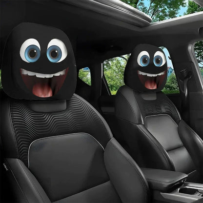 👿🔥 GM-Compatible Washable Cotton Car Seat Headrest Covers 2-Pcs