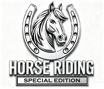 🐎 Horse Riding Special Edition™ 3D Chrome Metal Vehicle Emblem