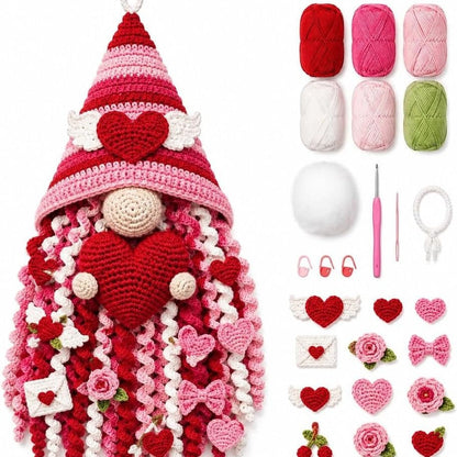 🧶 DIY Seasonal Crochet Door Hanger Kit – 6 Handmade Holiday Designs for Year-Round Home Decor