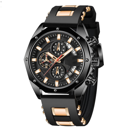 ⏳🔥LIMITED-TIME 50% OFF! ⏰Men's Outdoor Waterproof Sport Quartz Watch – Chronograph function, durable & water-resistant – Perfect for sports, travel & daily wear 🏃‍♂️