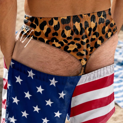 🔥50% OFF Today Only - Funny Patriotic Men Swim Trunks