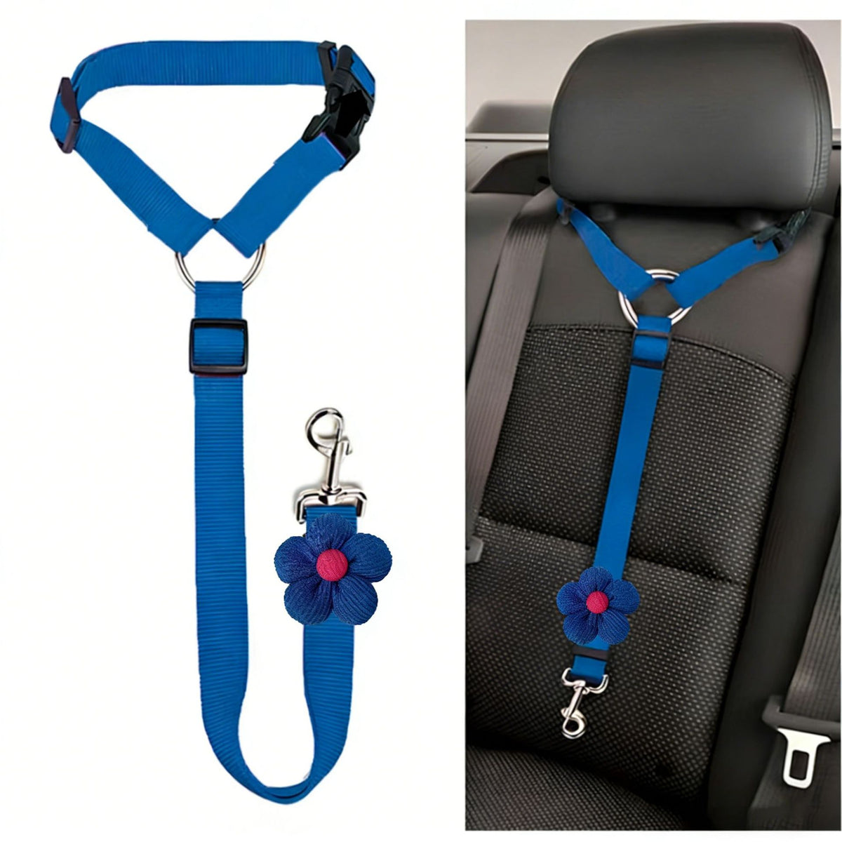 2-Pack Dog Travel Safety Belts