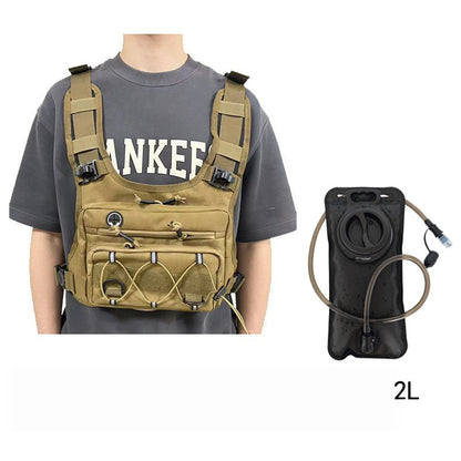 Multi-Functional Hydration Tactical Sling Chest Bag
