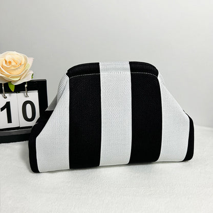 Women's Cloud Handbag Clip Closure Crossbody Bag - Lightweight Foldable for Daily Use
