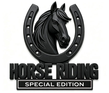 🐎 Horse Riding Special Edition™ 3D Chrome Metal Vehicle Emblem