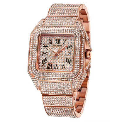⏳Time-Limited Special⏰Luxury Square Rhinestone Watch – Elegant Sparkle for Every Occasion✨
