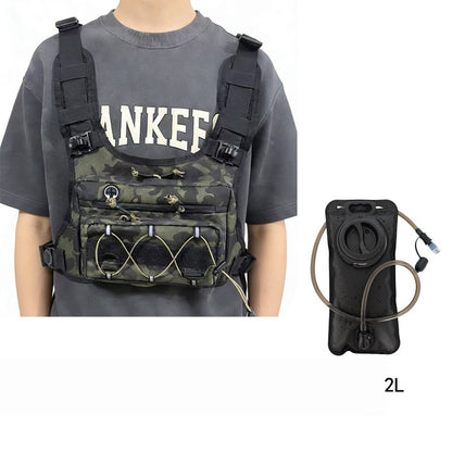 Multi-Functional Hydration Tactical Sling Chest Bag