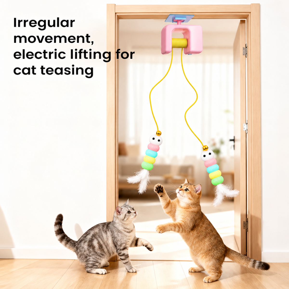 THE AUTOMATIC YO-YO TOY THAT DRIVES CATS WILD